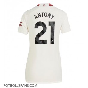 Manchester United Antony #21 Replika Tredje Tröja Damer 2023-24 Kortärmad